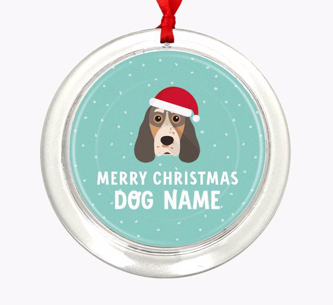 Merry Christmas: Personalized {breedFullName} Christmas Decoration